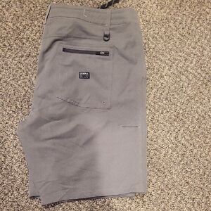 O'Neill Charcoal Shorts with Back Pocket